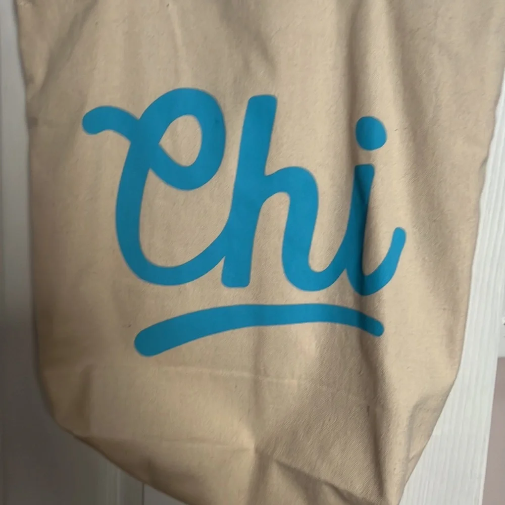 Old Navy Chicago Chi Windy City Canvas Tote Bag